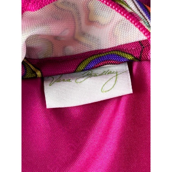 Vera Bradley Pink Paisley Floral Backpack Multi Pocket School Travel Bag main image 5